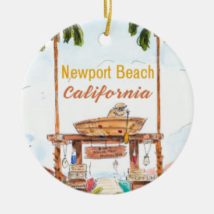 Newport Beach California Ornament