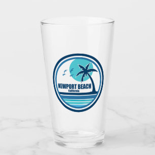 Newport Beach California Palm Tree Birds Glass