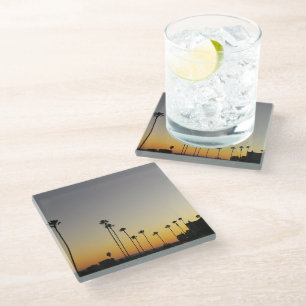 Newport Beach, California (photo taken by me) Glass Coaster