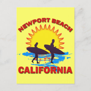 NEWPORT BEACH CALIFORNIA POSTCARD