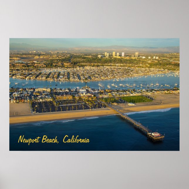 Newport Beach California Poster (Front)
