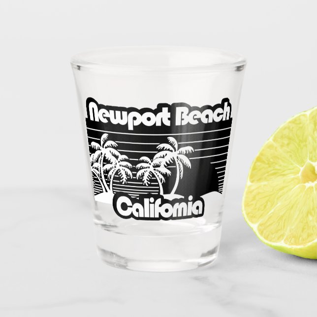 Newport Beach California Shot Glass (Front)