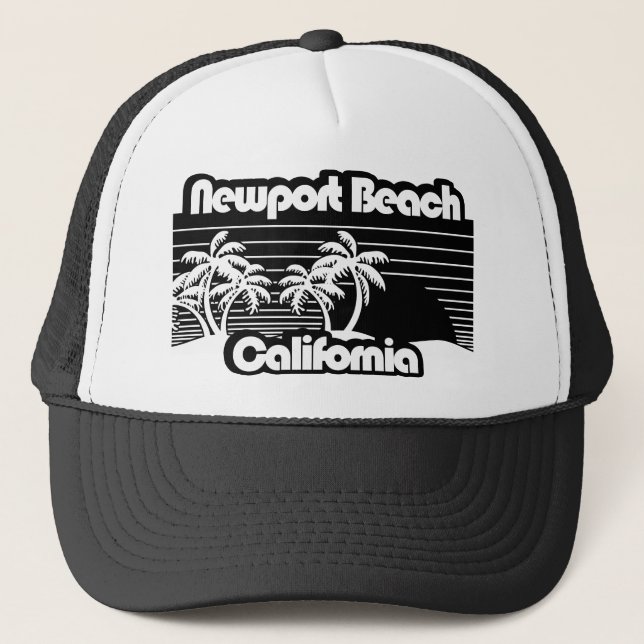 Newport Beach California Trucker Hat (Front)