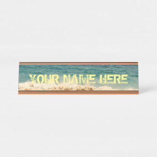 Newport Beach "call me by your name" Desk Name Plate