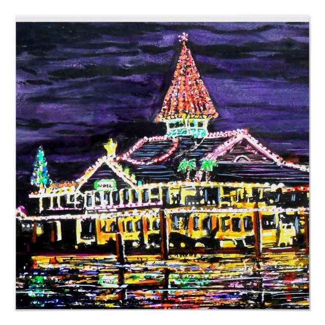 Newport Beach Christmas Poster (Front)