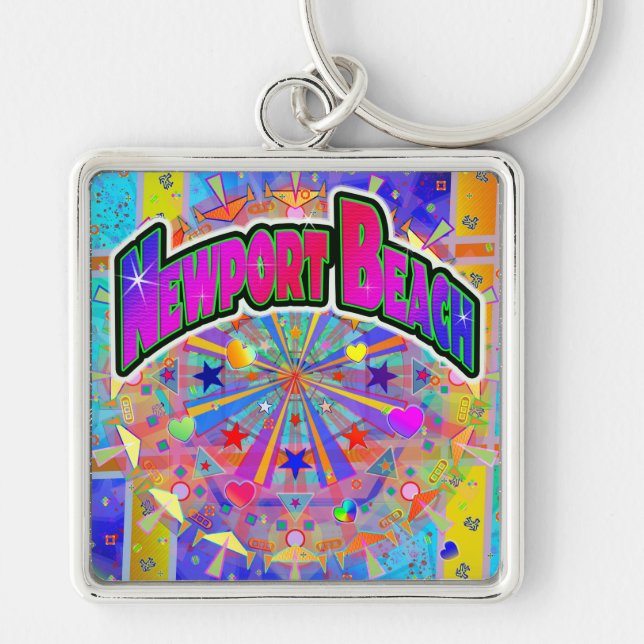 Newport Beach Cosmic Unity Keychain (Front)
