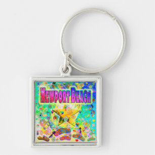 Newport Beach Epoch Hour Keychain