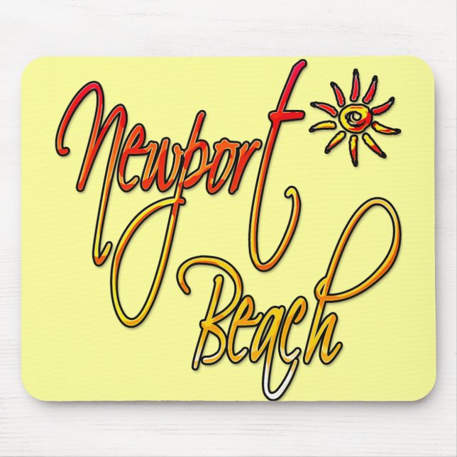 Newport Beach Mouse Mat (Front)