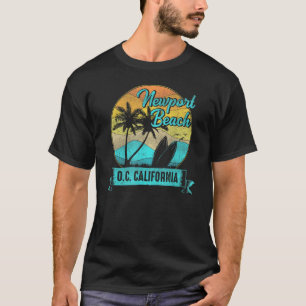 Newport Beach Orange County California Surfing T-Shirt