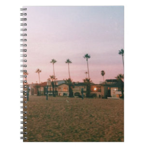 Newport Beach Pastel Sunset Notebook