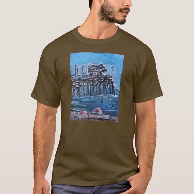 NEWPORT BEACH PIER T-Shirt (Front)