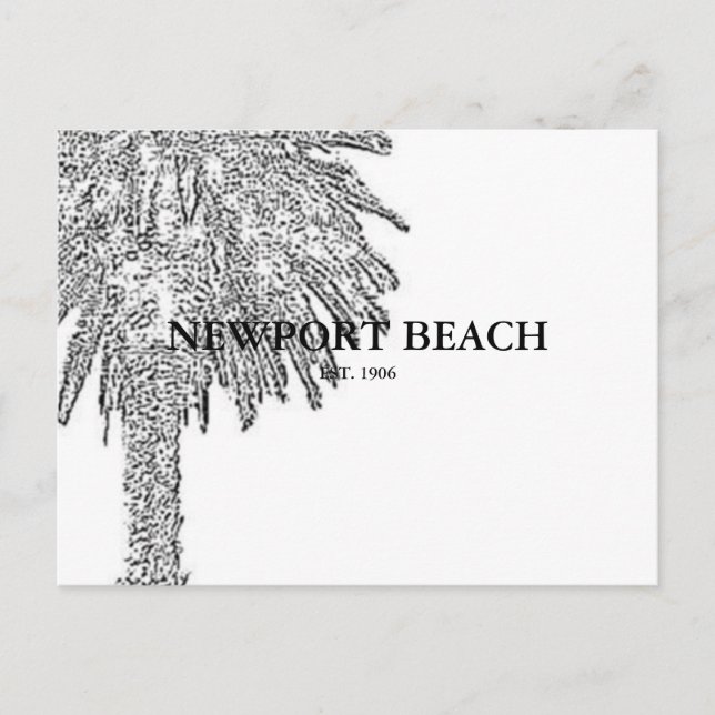 NEWPORT BEACH POSTCARD (Front)