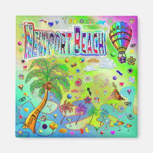 Newport Beach Timeless Melody Magnet