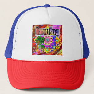 Newport Beach Tropical Friends Hat
