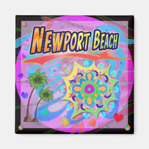 Newport Beach True Progress Magnet