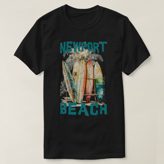 Newport Beach TShirt (Design Front)