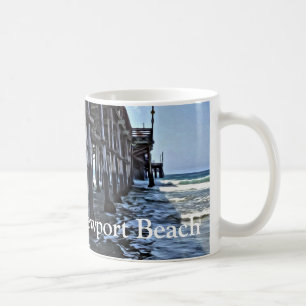 Newport Beach - White 11 oz Classic White Mug