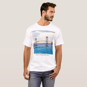 Newport Bridge Rhode Island Tshirt