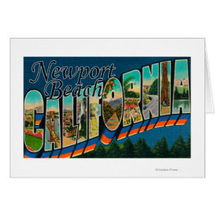 Newport, California - Large Letter Scenes