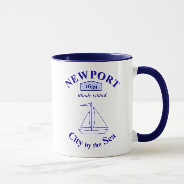 Newport, City by the Sea - Mug (Right)