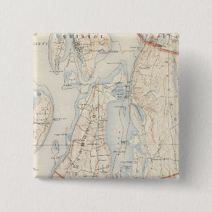 Newport County, Rhode Island 15 Cm Square Badge