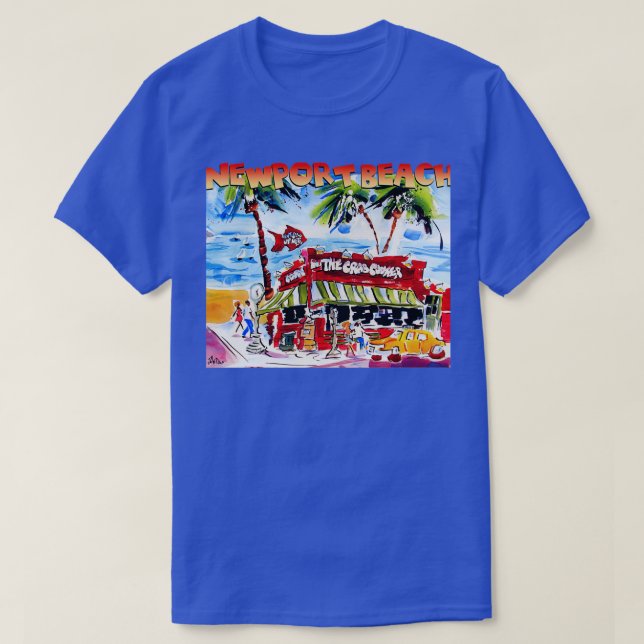 Newport Crab Cooker Classic TShirt (Design Front)