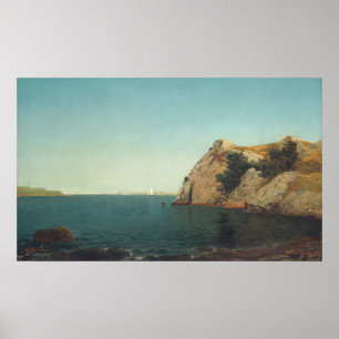 Newport Harbor - John Kensett Fine Art Poster