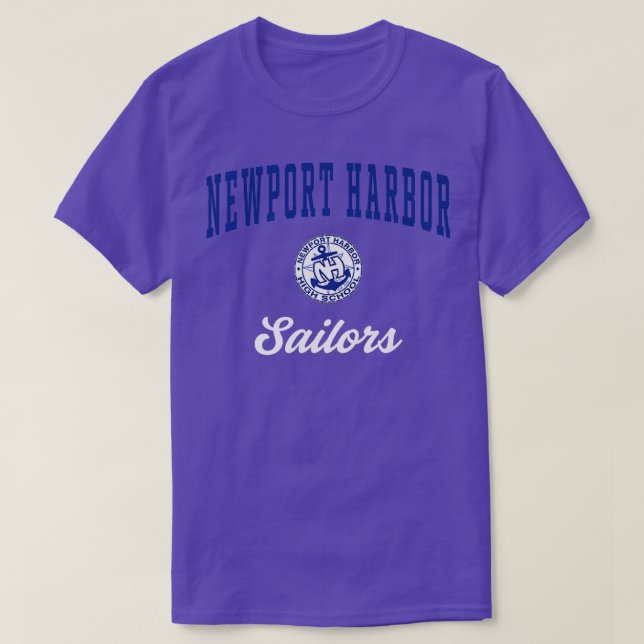 Newport Harbour High School Sailors   C3  T-Shirt (Design Front)