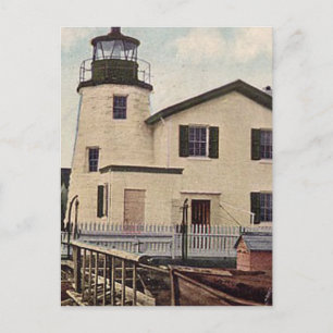 Newport Harbour Lighthouse Postcard