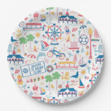Newport Harbour Paper Plates