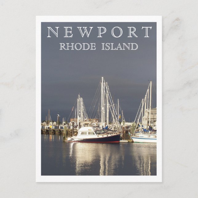 Newport Harbour Postcard (Front)