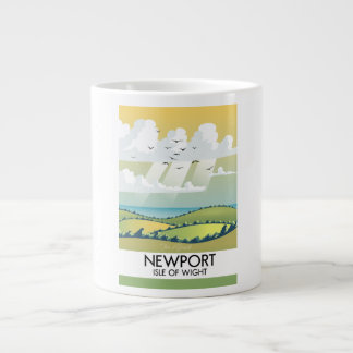 Newport Isle of Wight travel poster. Large Coffee Mug