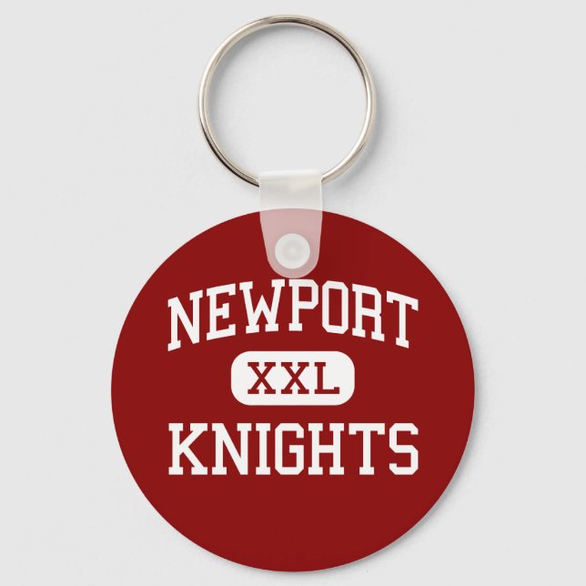 Newport - Knights - High - Bellevue Washington Key Ring (Front)