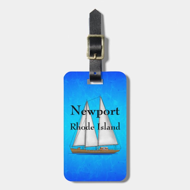 Newport Luggage Tag (Front Vertical)