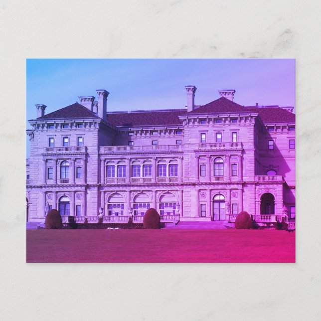 Newport Mansion - Cliff Walk, Rhode Island Postcard (Front)
