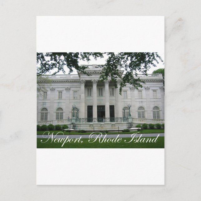 Newport Mansion Postcard (Front)