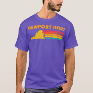 Newport News Virginia Vintage Distressed Souvenir T-Shirt