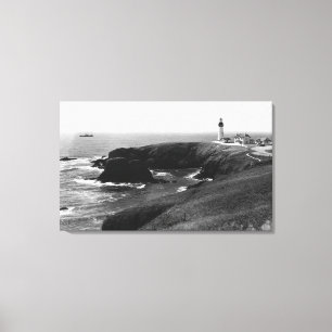 Newport, Oregon Yaquina Lighthouse View Canvas Print
