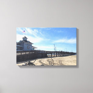 Newport Pier, Newport Beach, California Canvas Print