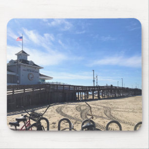 Newport Pier, Newport Beach, California Mouse Mat