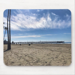 Newport Pier, Newport Beach, California Mouse Mat
