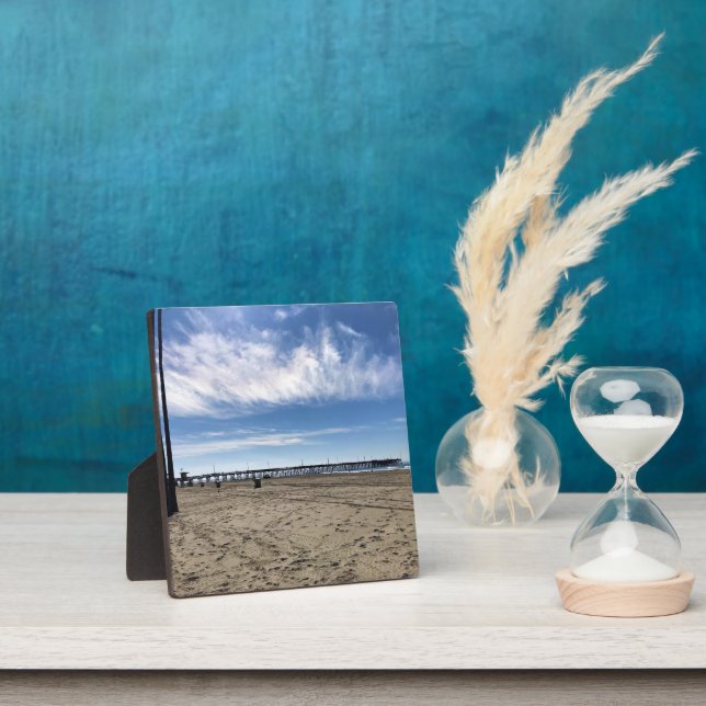 Newport Pier, Newport Beach, California Plaque (Insitu)