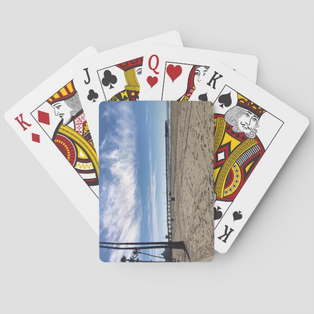 Newport Pier, Newport Beach, California Playing Cards (Back)