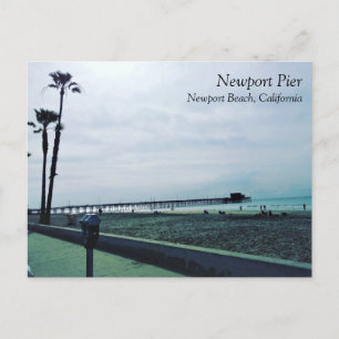 Newport Pier, Newport Beach, California Postcard