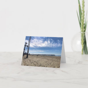 Newport Pier, Newport Beach, California Thank You Card