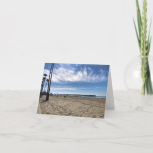 Newport Pier, Newport Beach, California Thank You Card