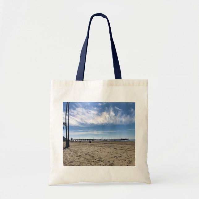 Newport Pier, Newport Beach, California Tote Bag (Front)