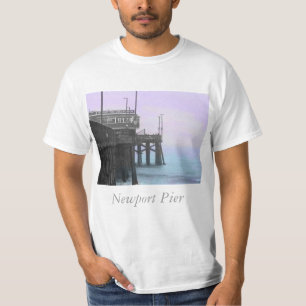 Newport Pier Stylised T-Shirt