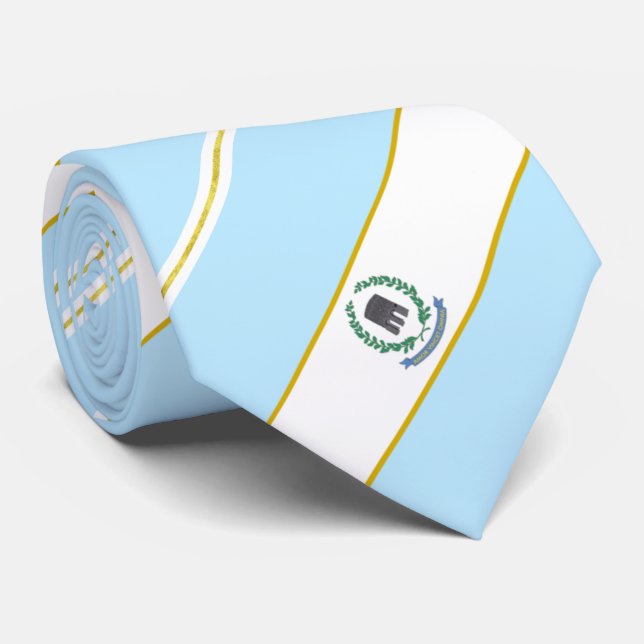 Newport (Rhode Island) city flag Neck Tie (Rolled)