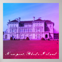 Newport, Rhode Island Cliff Walk Beach Mansion